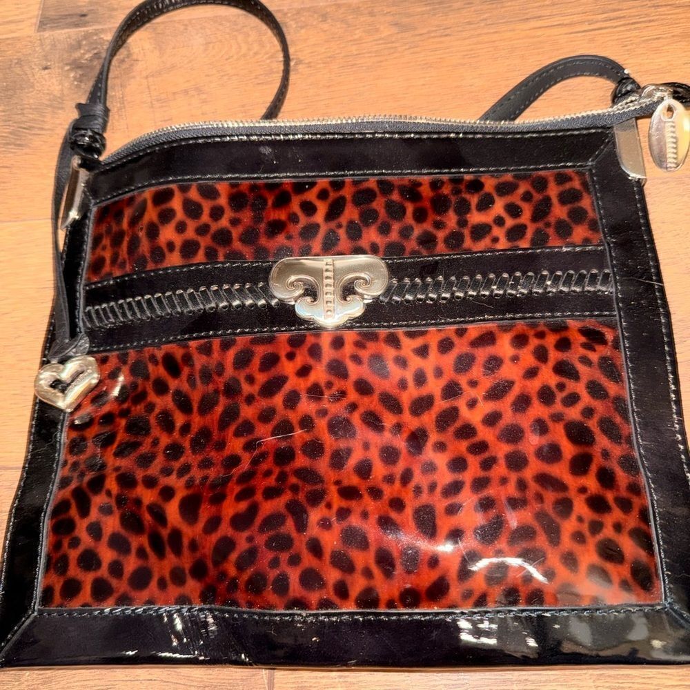 Brighton Brown Monogrammed Handbag
